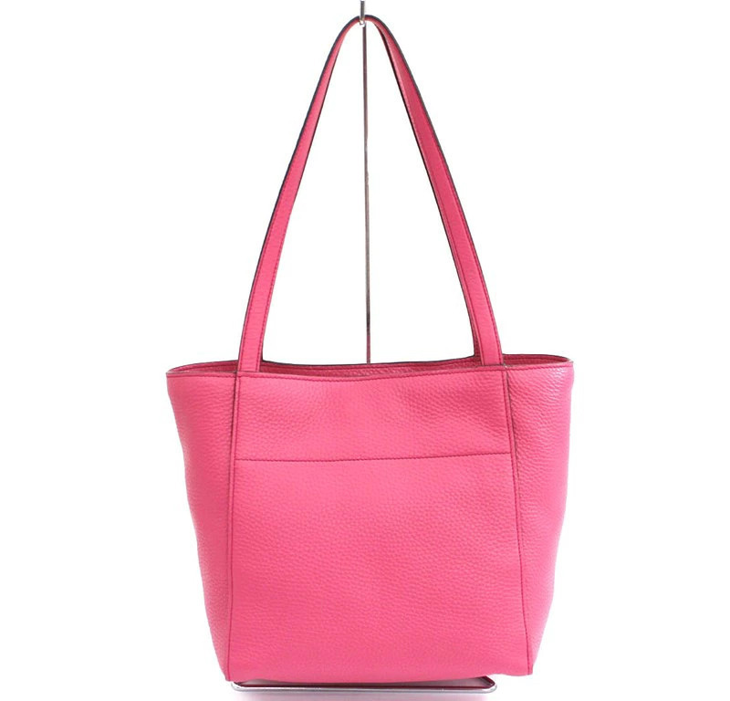 Prada Pink Tote Bag Shoulder Handbag Leather